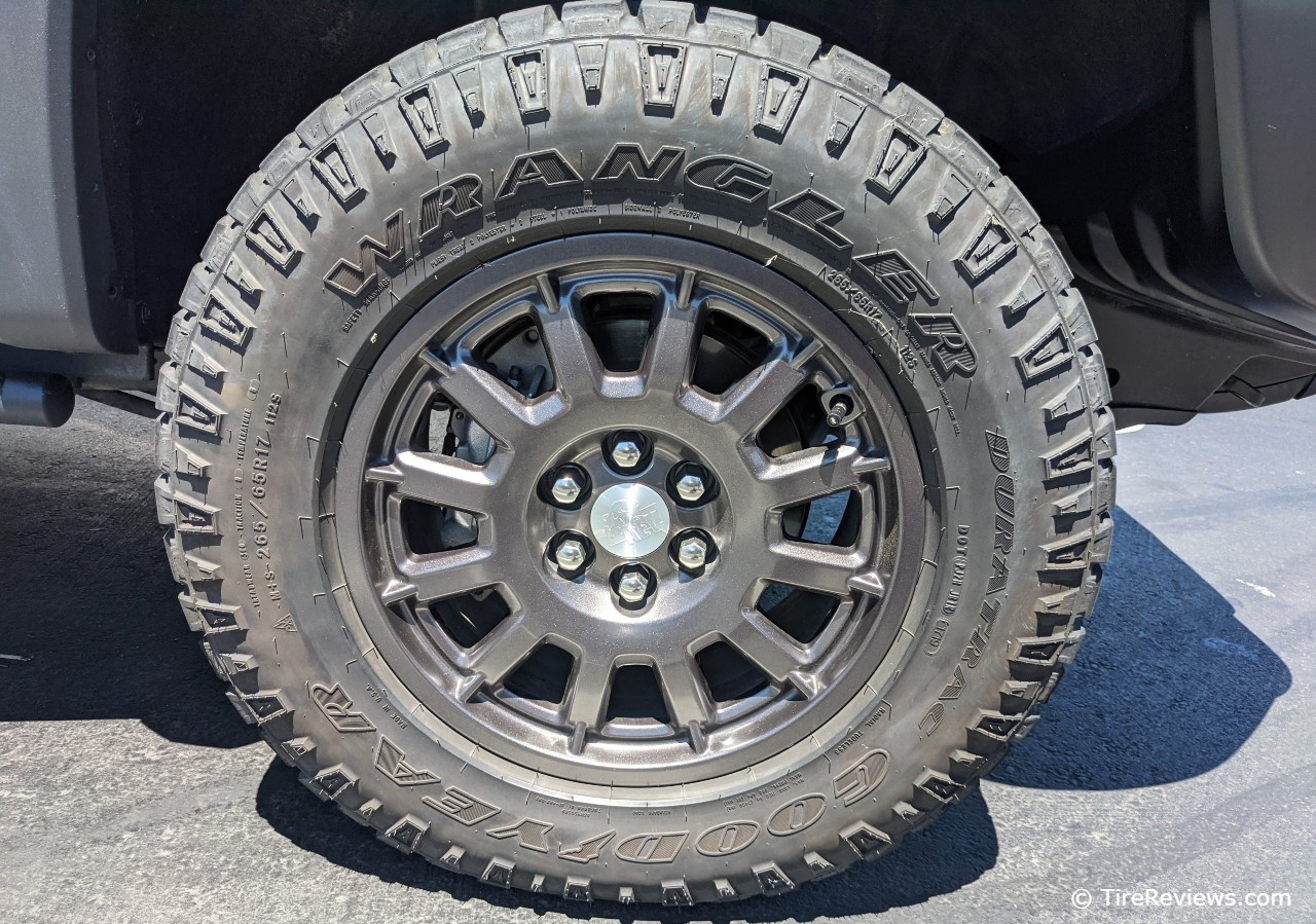 Goodyear Wrangler Duratrac 265/65R17 on AEV Salta Wheels