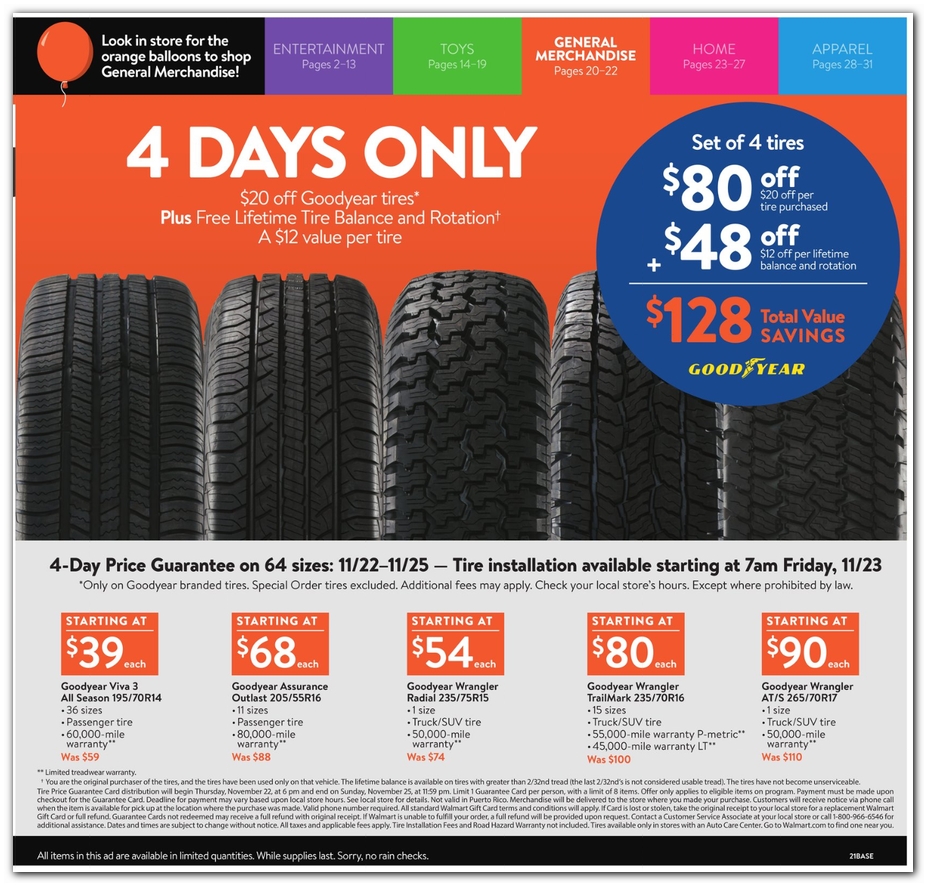Black Friday 2018 All the Tire Deals